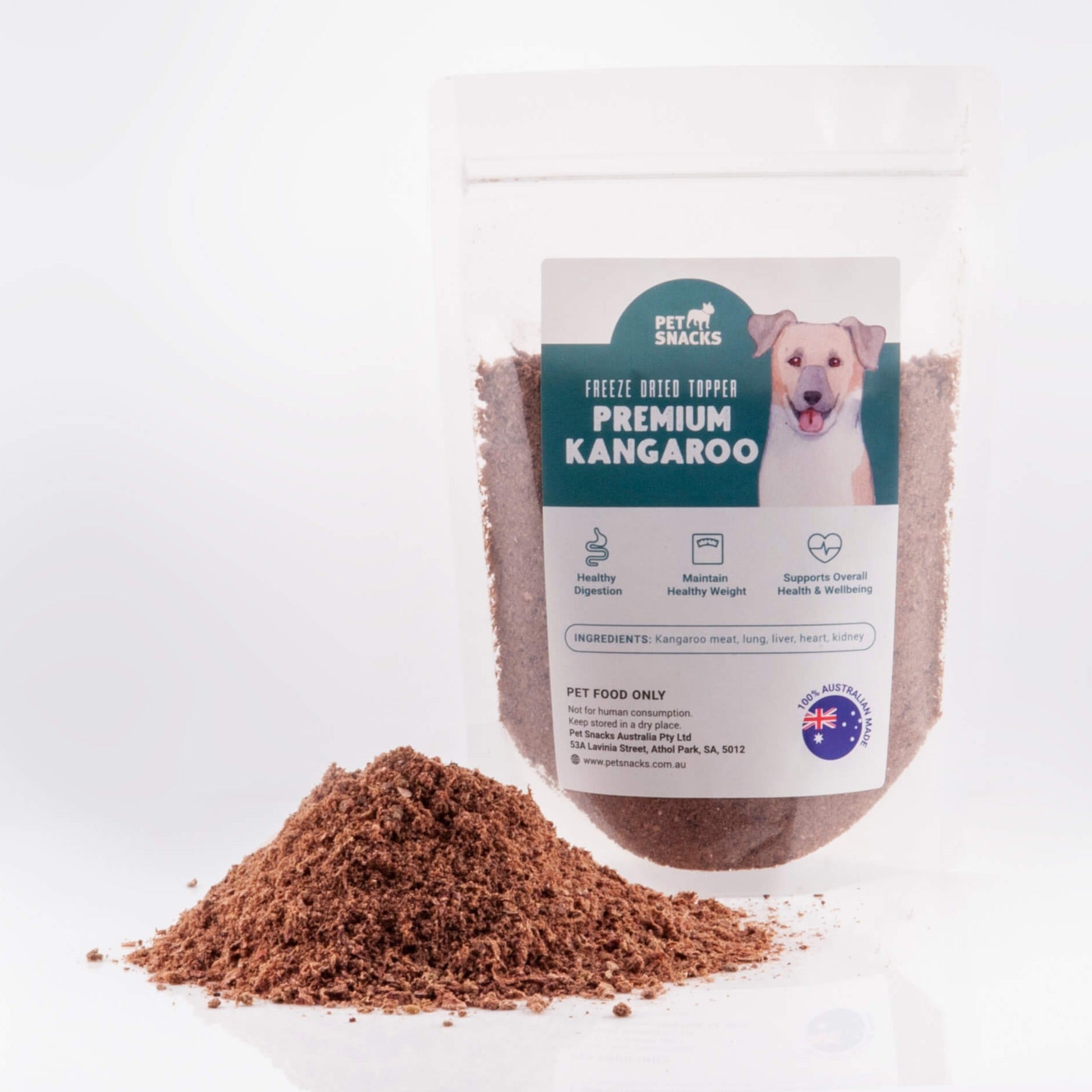 Freeze Dried Topper - Kangaroo Dog Treats Pet Snacks 